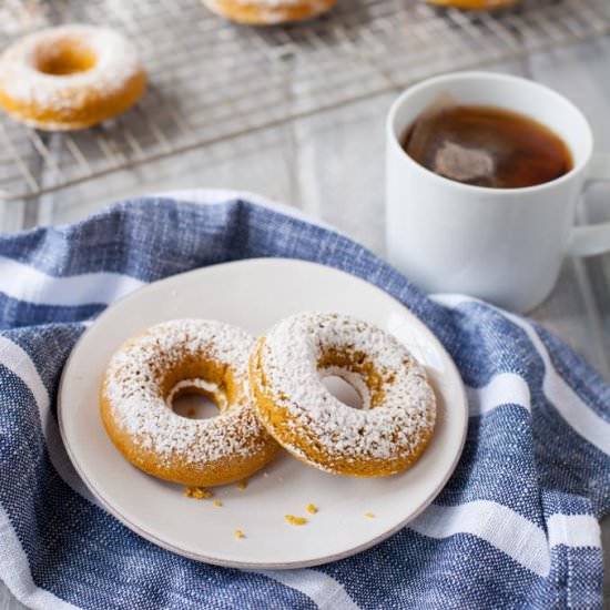 Whole Wheat Turmeric Honey Doughnut
