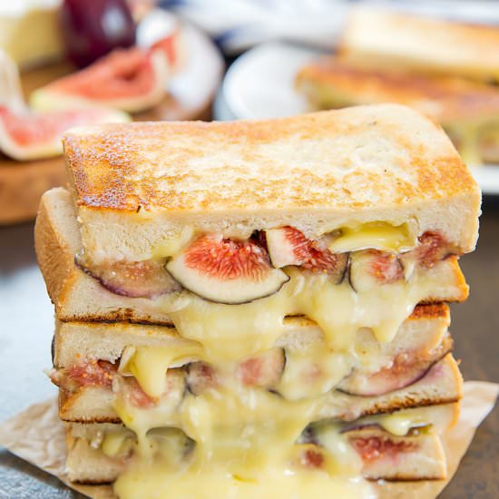 Fig and Brie Grilled Cheese