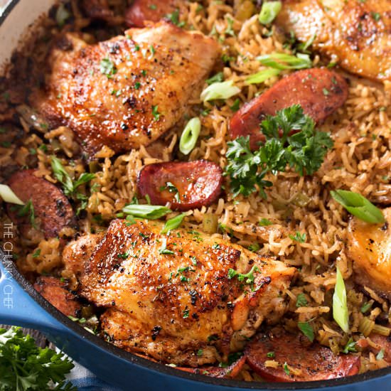 One Pot Chicken and Dirty Rice