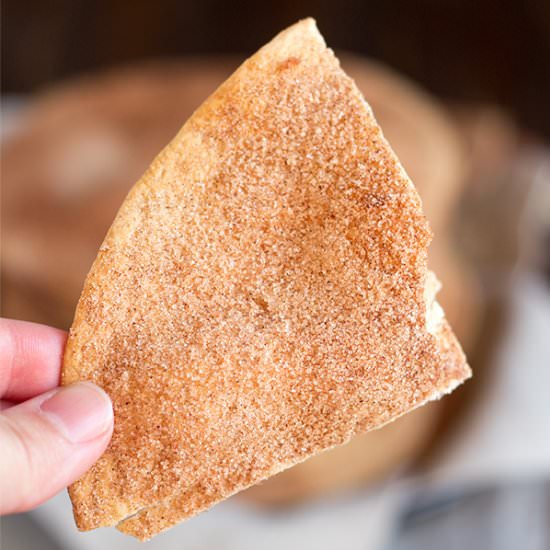 Cinnamon Sugar Tortilla Crisps