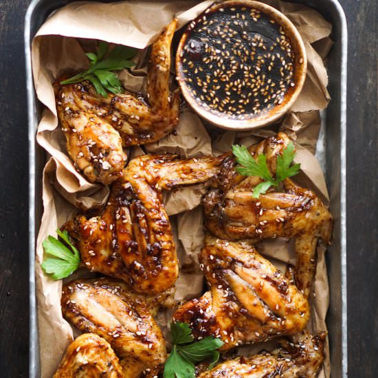 Baked Teriyaki Chicken Wings