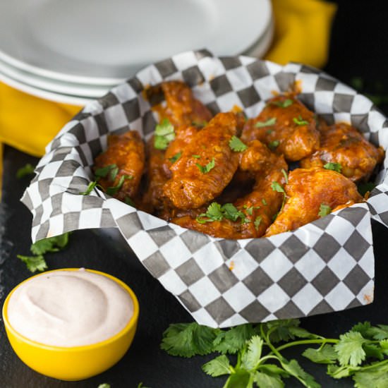 Spicy Butter Chicken Wings