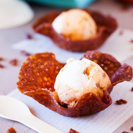 Gingersnap Cookie Cups