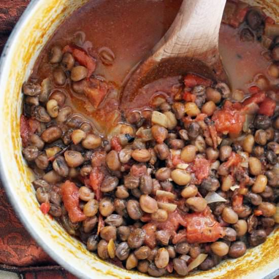 Stewed Crowder Peas
