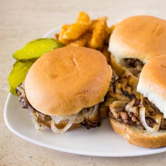 Flat Burger Sliders