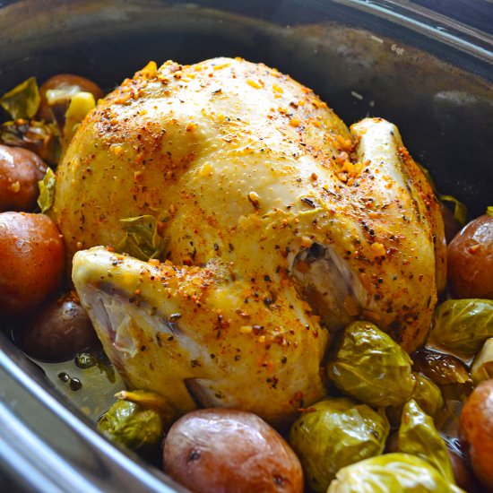 Slow Cooker Chicken and Potatoes