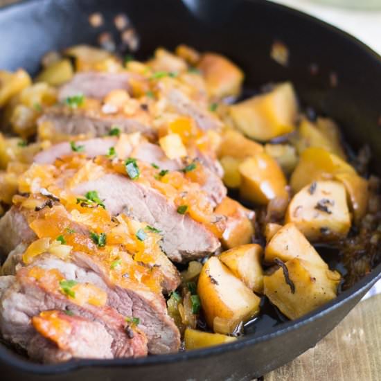 Apple Glazed Pork Tenderloin