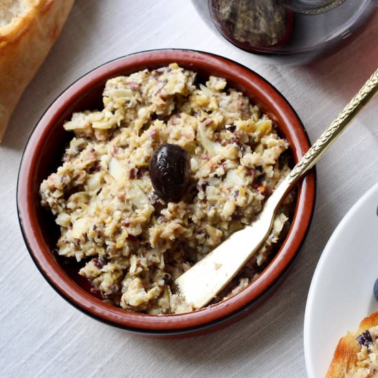Lemon Artichoke Olive Tapenade