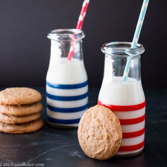 3 Ingredient Peanut Butter Cookies