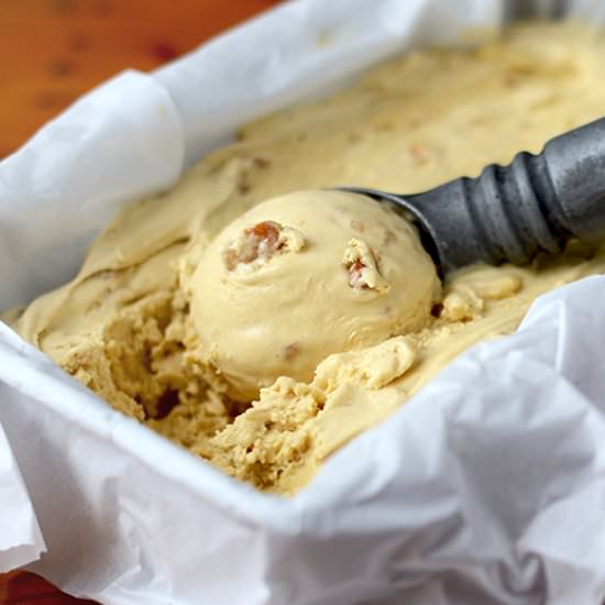 Salted Caramel Pawpaw Ice Cream