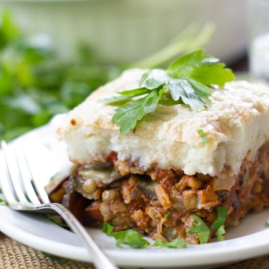 Vegan Eggplant Moussaka