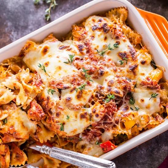 Veggie Lovers Baked Pasta