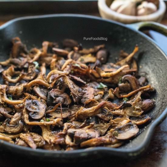 Garlic Roasted Mushrooms