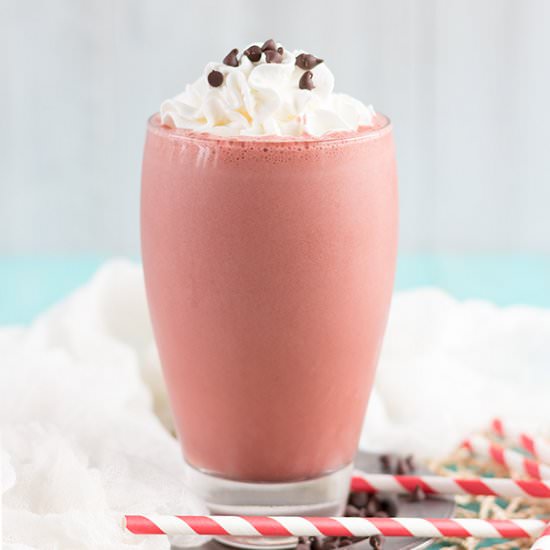 Red Velvet Cheesecake Protein Shake