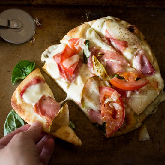 Pear and Prosciutto Pizza