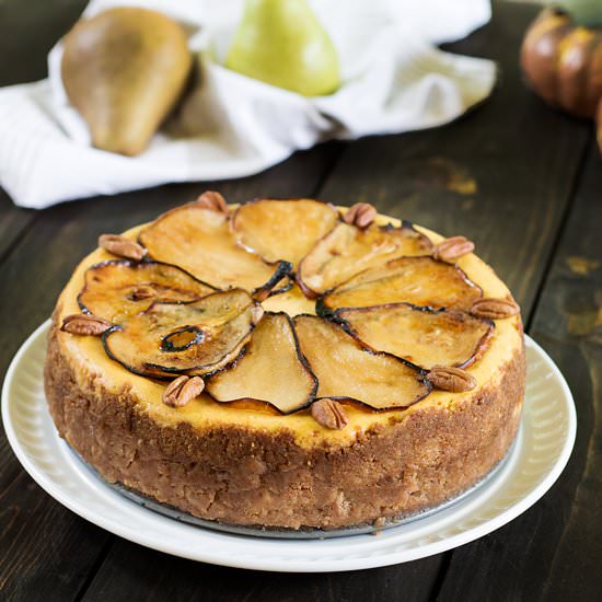 Goat Cheese Pumpkin Cheesecake