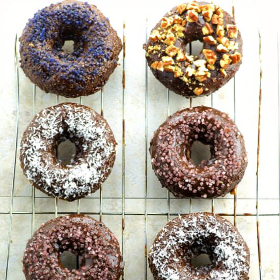 Glazed Banana Bread Donuts