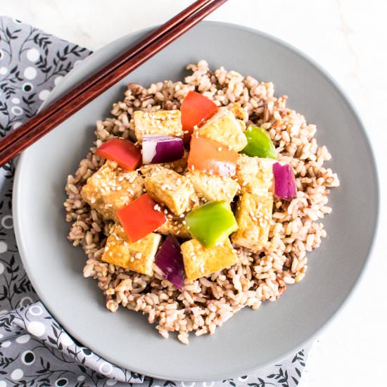 Sweet and Spicy Tofu