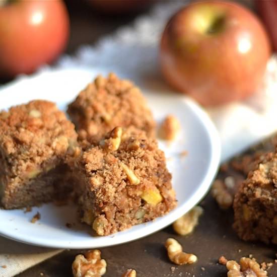Paleo Apple Walnut Cake