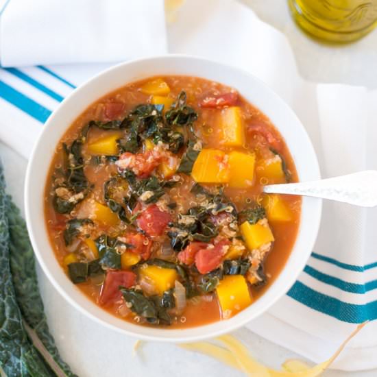 Butternut Squash Kale & Quinoa Stew
