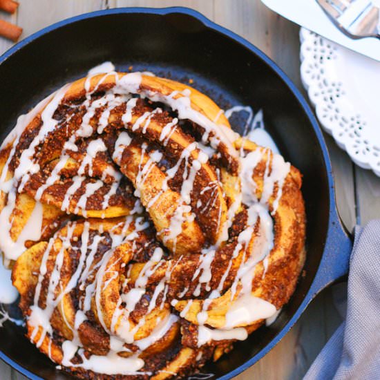 Pumpkin Cinnamon Swirl Bread