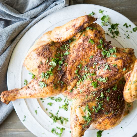 Chipotle Spatchcock Chicken