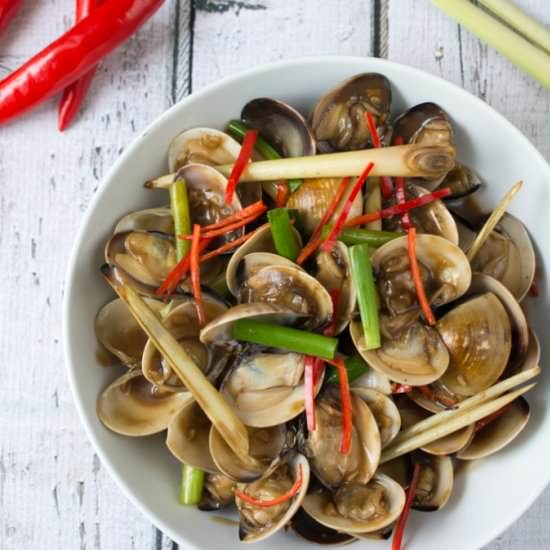 Asian Stir-Fried Clams