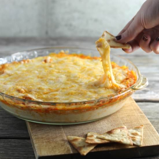 Layered Buffalo Chicken Dip
