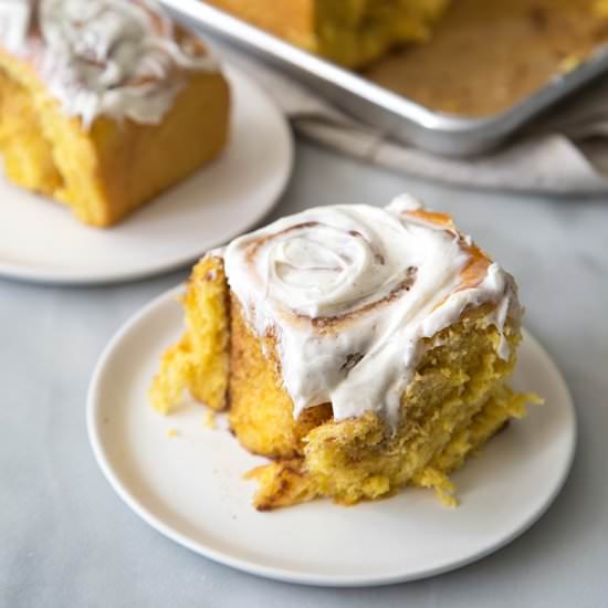 Cardamom Pumpkin Rolls