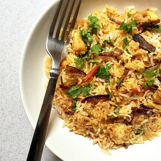 Chicken biryani