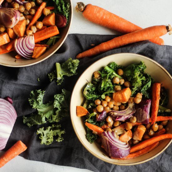 Roasted Veggie Buddha Bowl