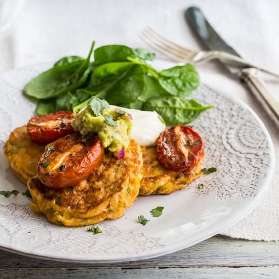 Sweetcorn fritters