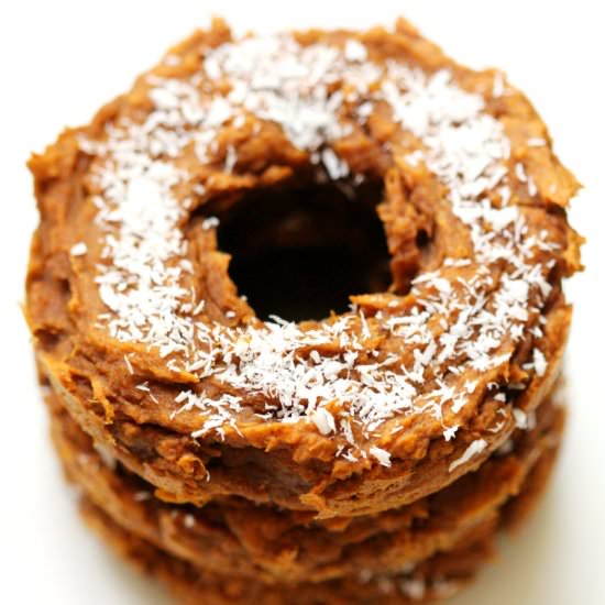 Cinnamon Sweet Potato Doughnuts