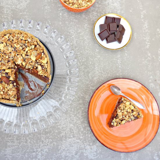 Oat Cookie Silk Pie