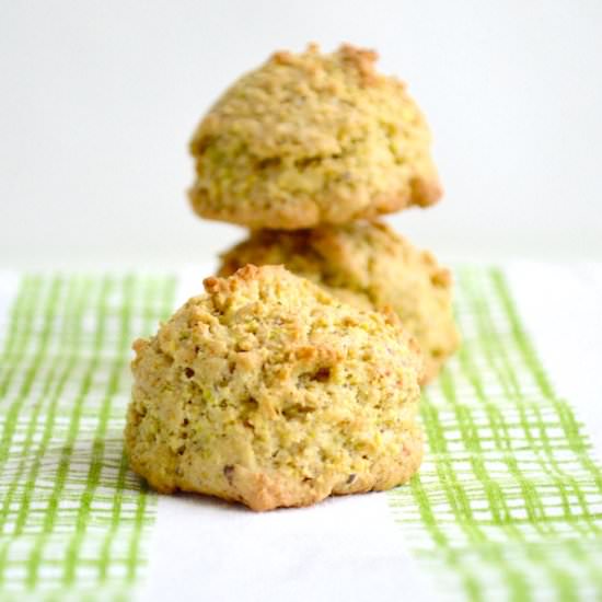 Pistachio Rose Cookies