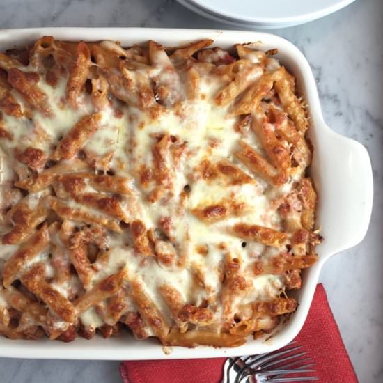 Speedy Baked Ziti