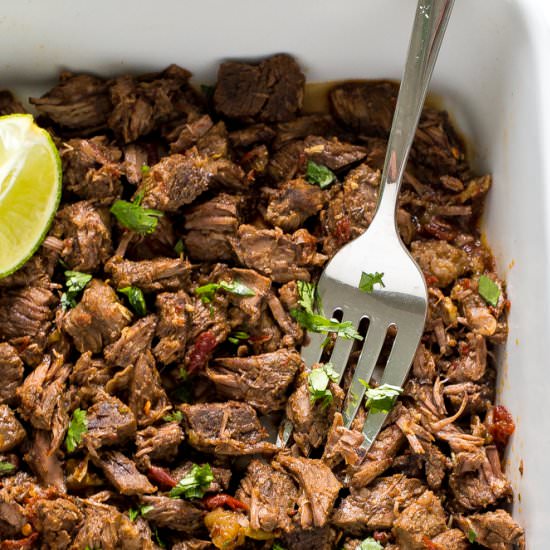 Slow Cooker Barbacoa Beef