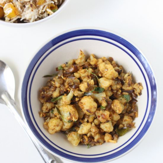 Cauliflower Poriyal