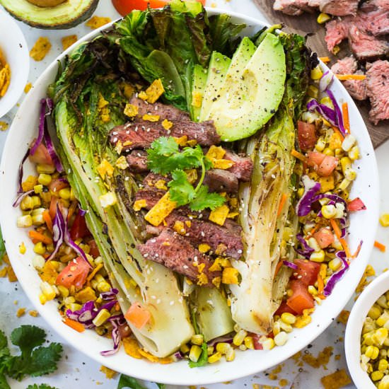 Southwest Steak and Grilled Romaine