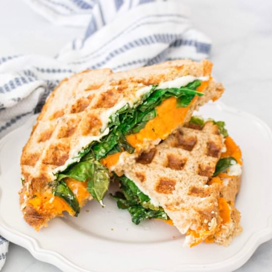 Waffled Grilled Cheese