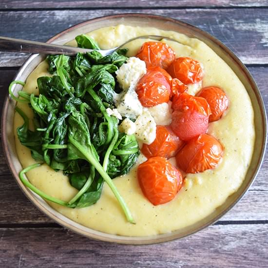 Creamy Blue Cheese Polenta