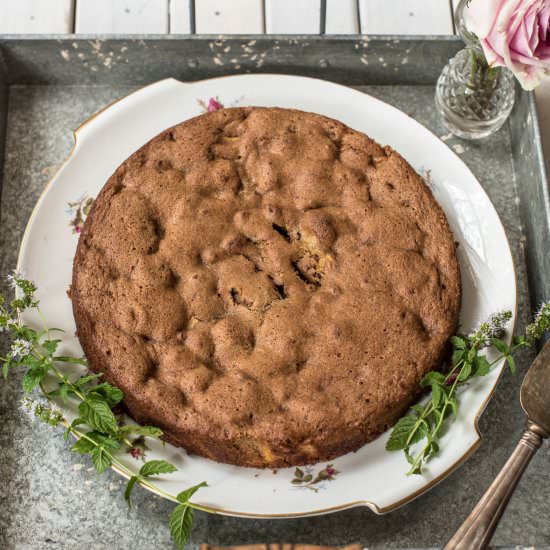 Peach Olive Oil Cake