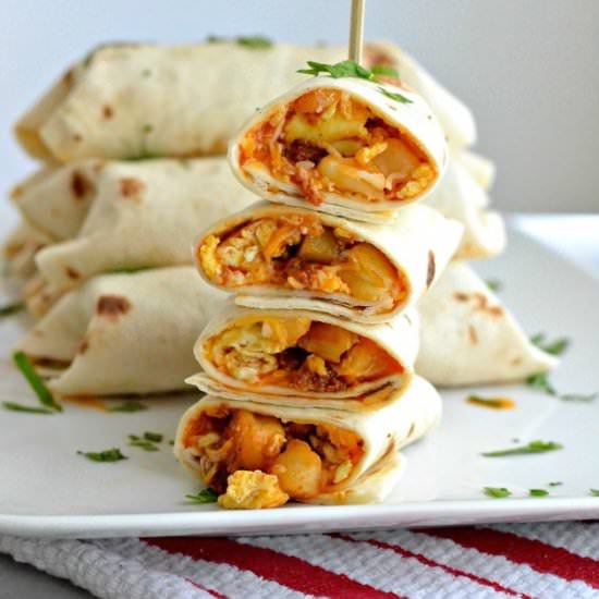 Mini Breakfast Burritos