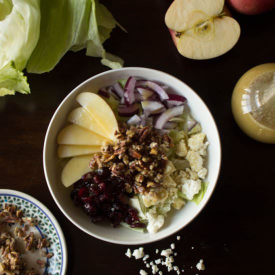 Fall Salad with Maple Dressing
