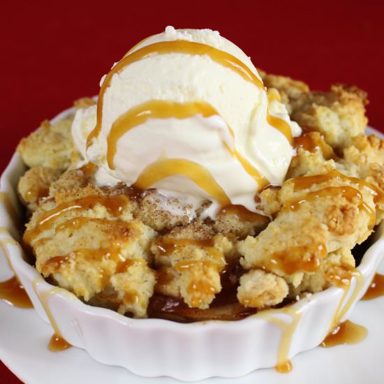 Caramel Apple Cobbler