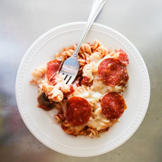 Pepperoni Pasta Bake
