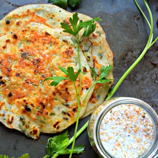 Semolina Uttapam with Cabbage