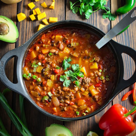 Easy One Pot Game Day Chili