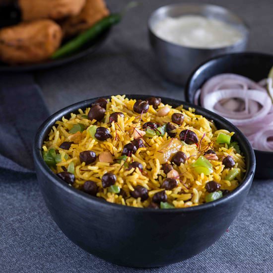 Brown Chickpeas Pilaf