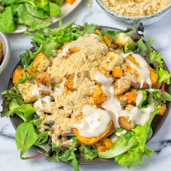 Sweet Potato Caesar Salad